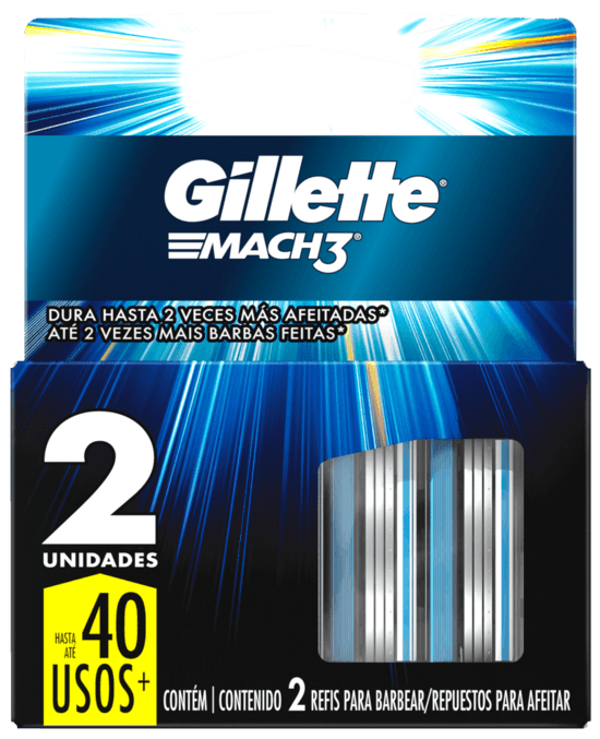 CARGA GILLETTE MACH3 2UN