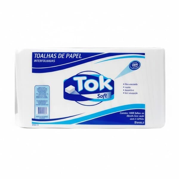 PAPEL INTERFOLHA TOKSOFT BRANCO 8X1000FOLHAS