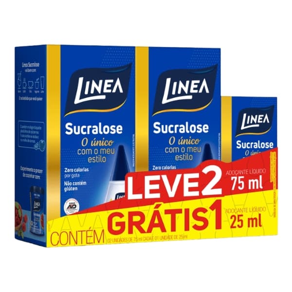 KIT ADOCANTE LINEA LIQUIDO SUCRALOSE 2X75ML+1X25ML