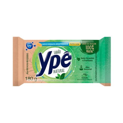 SABÃO YPE BARRA NATURAL 50X180GR