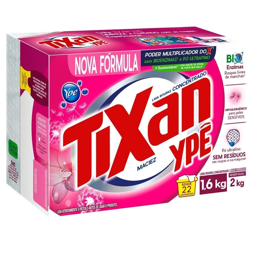 SABAO EM PO TIXAN YPE MACIEZ CAIXINHA 9X1.6KG