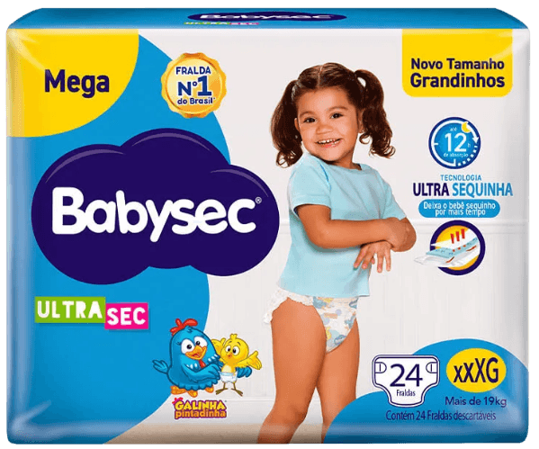 FRALDA BABYSEC MEGA ULTRASEC XXXG 6X24
