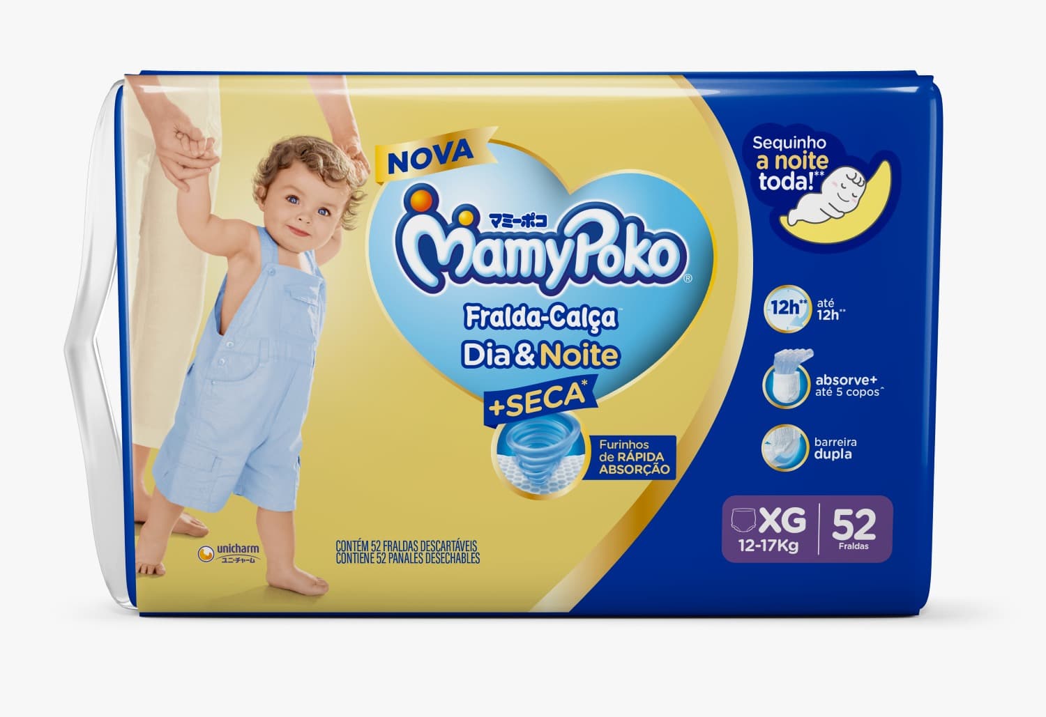 FRALDA MAMYPOKO CALÇA DIA & NOITE GIGA XG 2X52UN