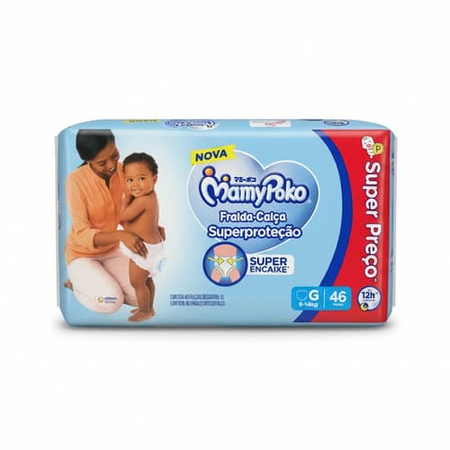 FRALDA MAMYPOKO CALÇA SUPERPROTEÇÃO HIPER G 4X46UN