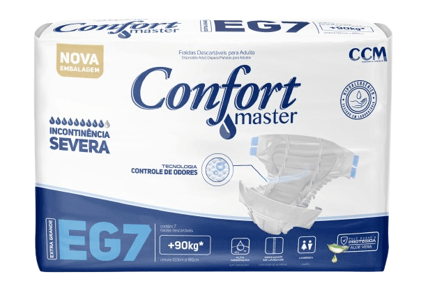 FRALDA CONFORT MASTER REGULAR XG 8X7 UN