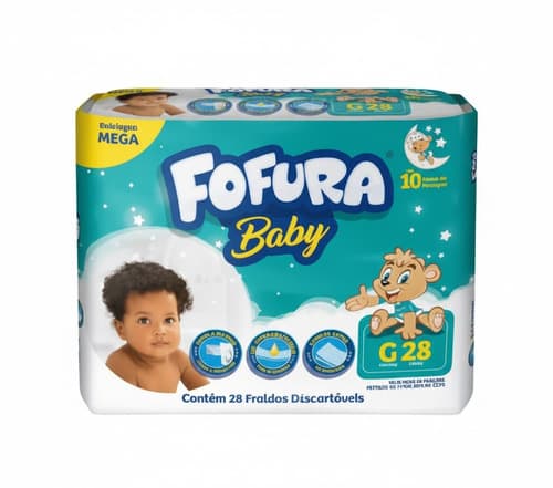 FRALDA FOFURA BABY MEGA G 8X28UN