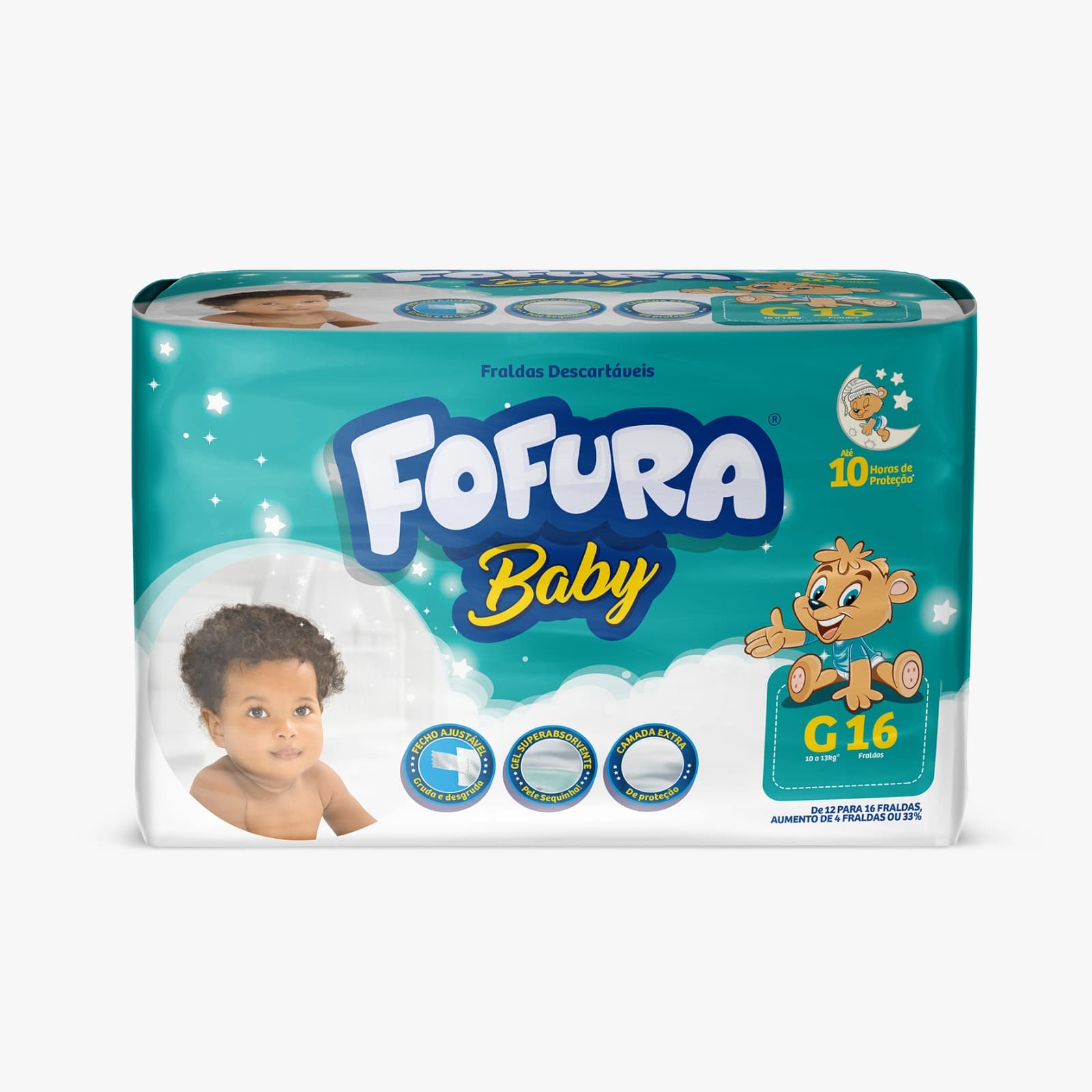 FRALDA FOFURA BABY JUMBINHO G12X16UN