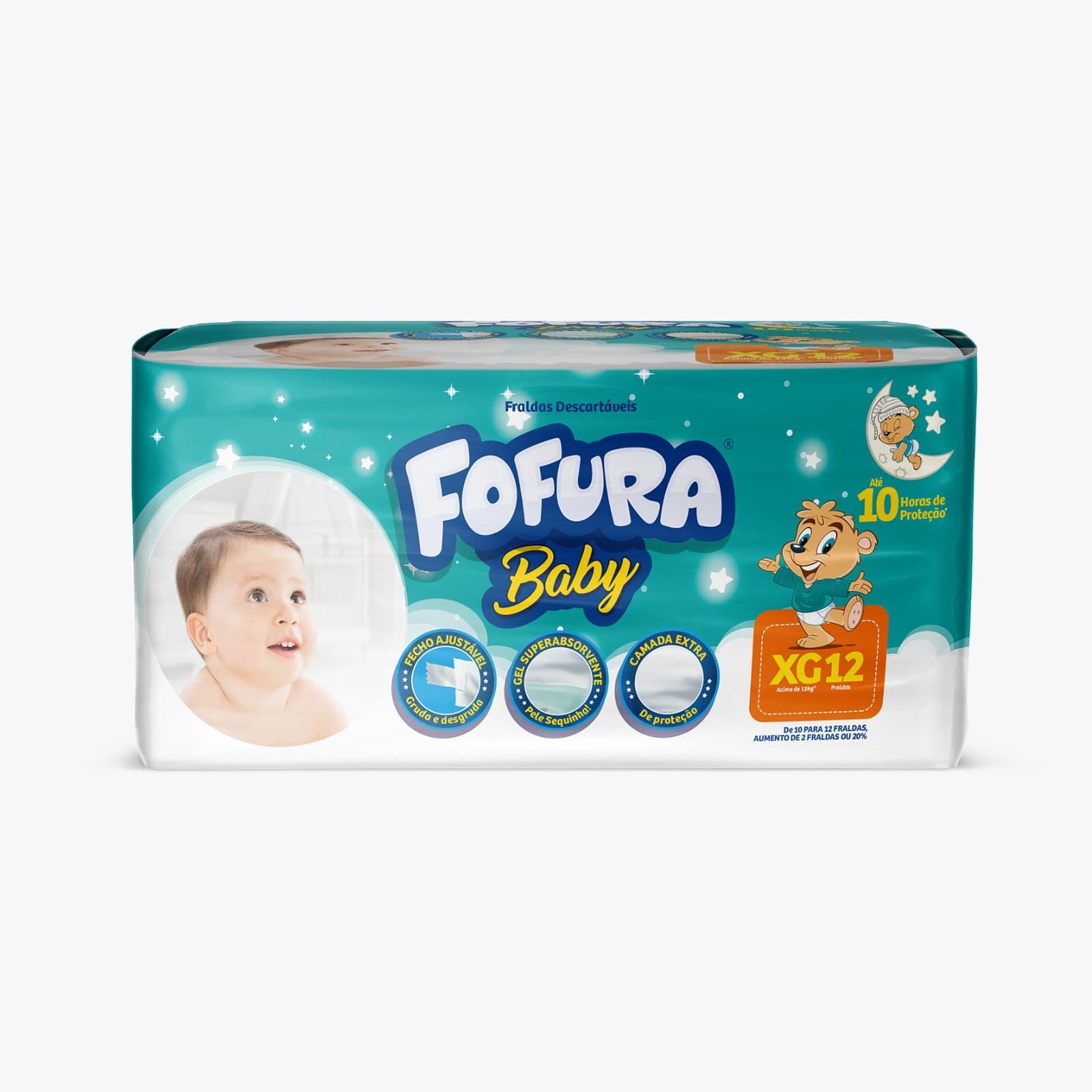FRALDA FOFURA BABY JUMBINHO XG 12X12UN