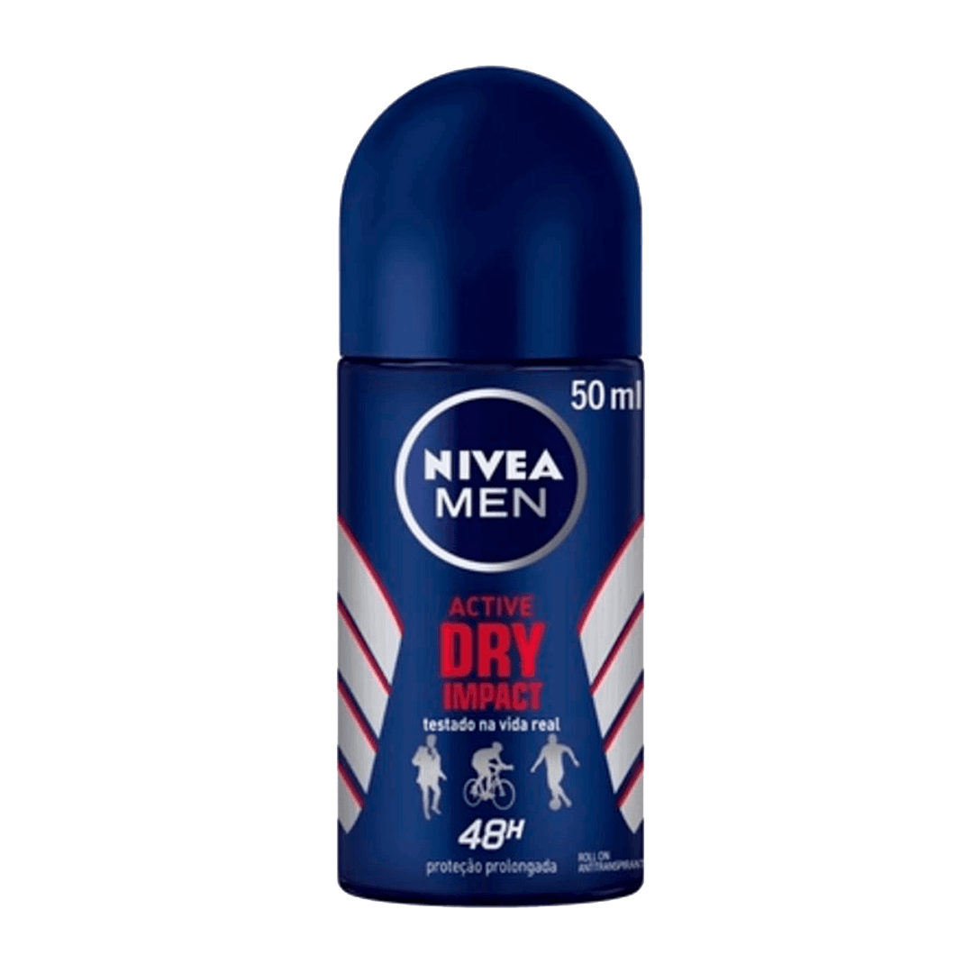 DESODORANTE NIVEA 50ML ROLL-ON MEN DRY IMPACT 