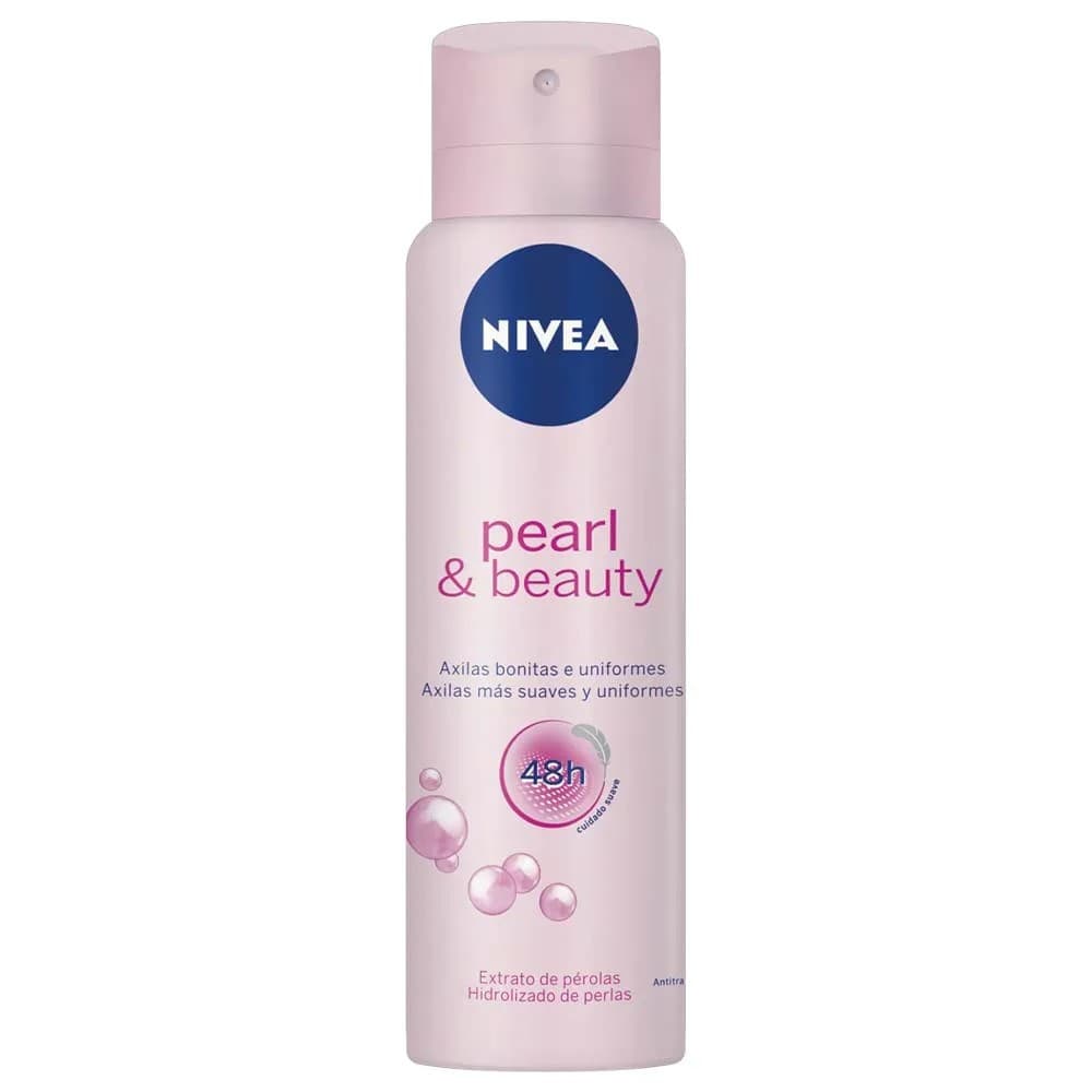 DESODORANTE NIVEA AEROSSOL FEM PEARL & BEAUTY 150ML