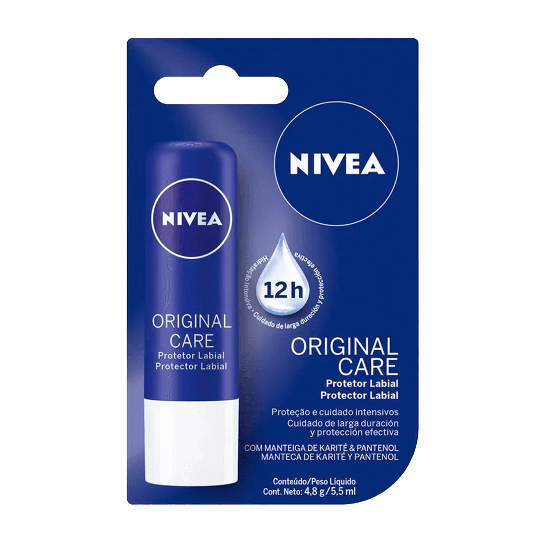 PROTETOR LABIAL NIVEA ORIGINAL 4,8 GR