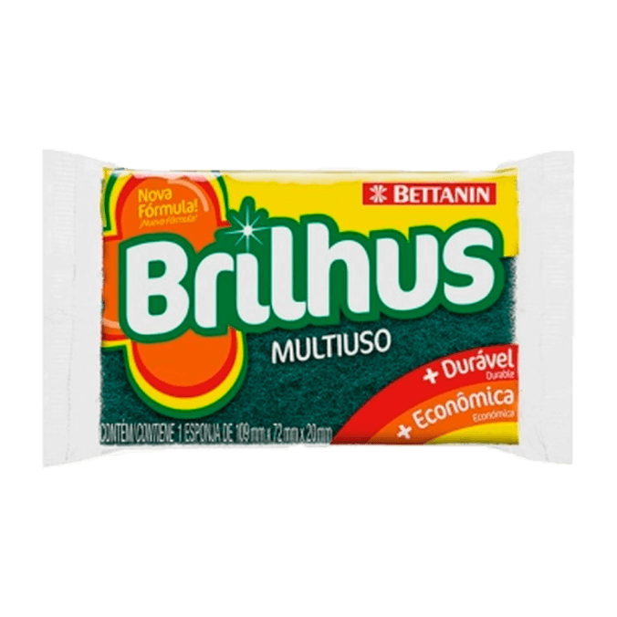 ESPONJA BRILHUS MULTIUSO 1X60UN