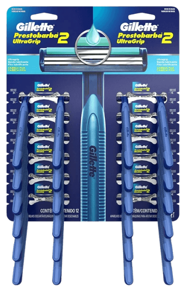 GILLETTE PRESTOBARBA ULTRAGRIP TRADICIONAL 12X2