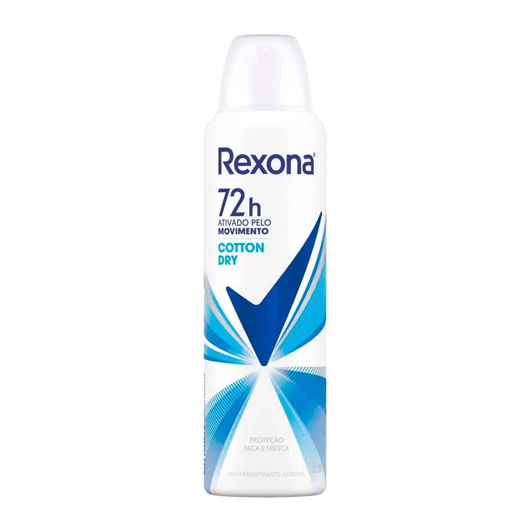 DESODORANTE REXONA AEROSSOL WOMEN COTTON 150ML