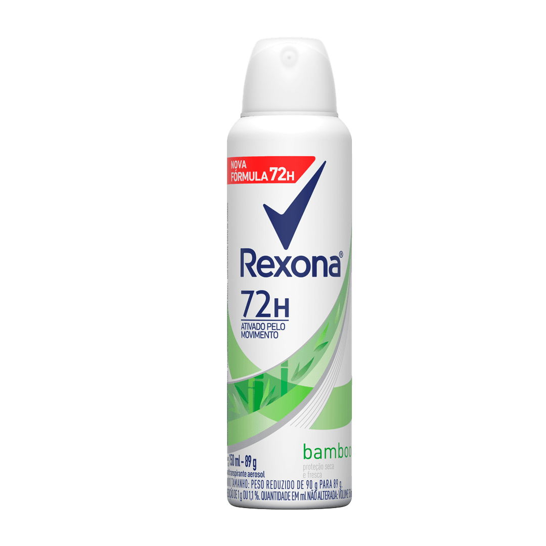 DESODORANTE REXONA AEROSSOL WOMEN BAMBOO 150ML