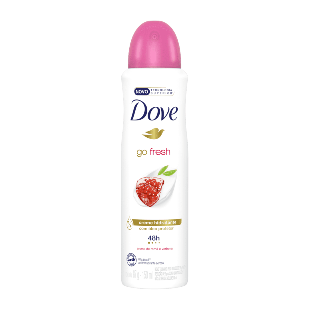 DESODORANTE DOVE AEROSSOL WOMEN ROMÃ E VERBENA 150ML