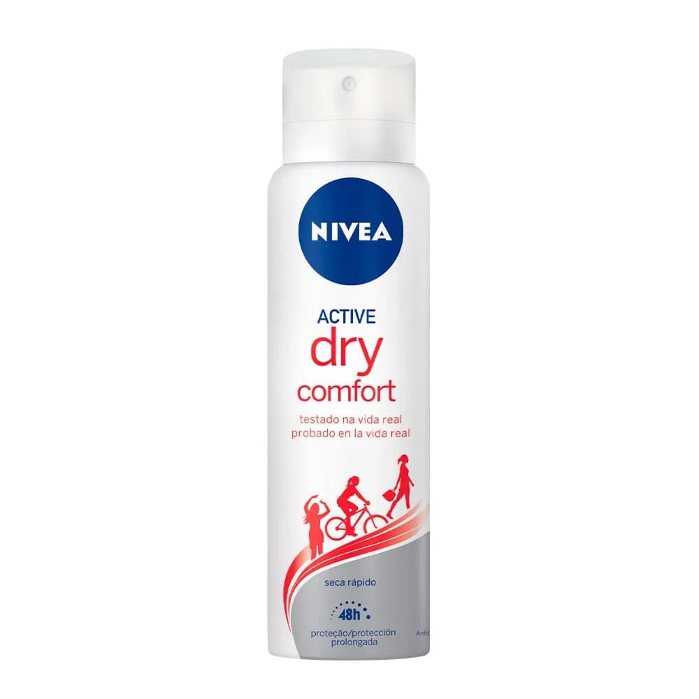 DESODORANTE NIVEA 150ML AEROSSOL FEM DRY COMFORT 