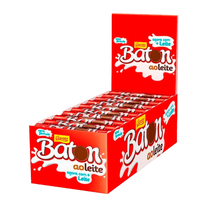 CHOCOLATE  BATOM GAROTO LEITE 30UN