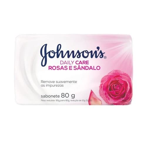 SABONETE JOHNSON`S ADULTO ROSAS E SANDALO 80GR