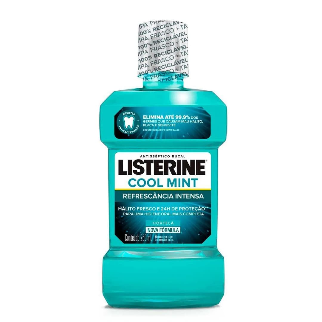 ANTISSEPTICO LISTERINE COOL MINT 250ML