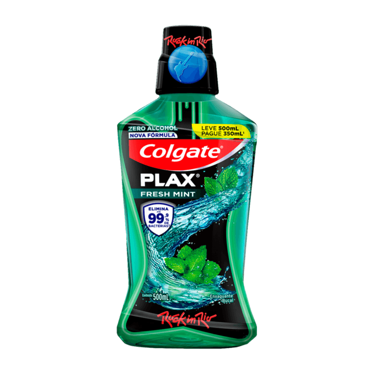 ANTISSEPTICO COLGATE PLAX FRESH MINT L500 P350ML