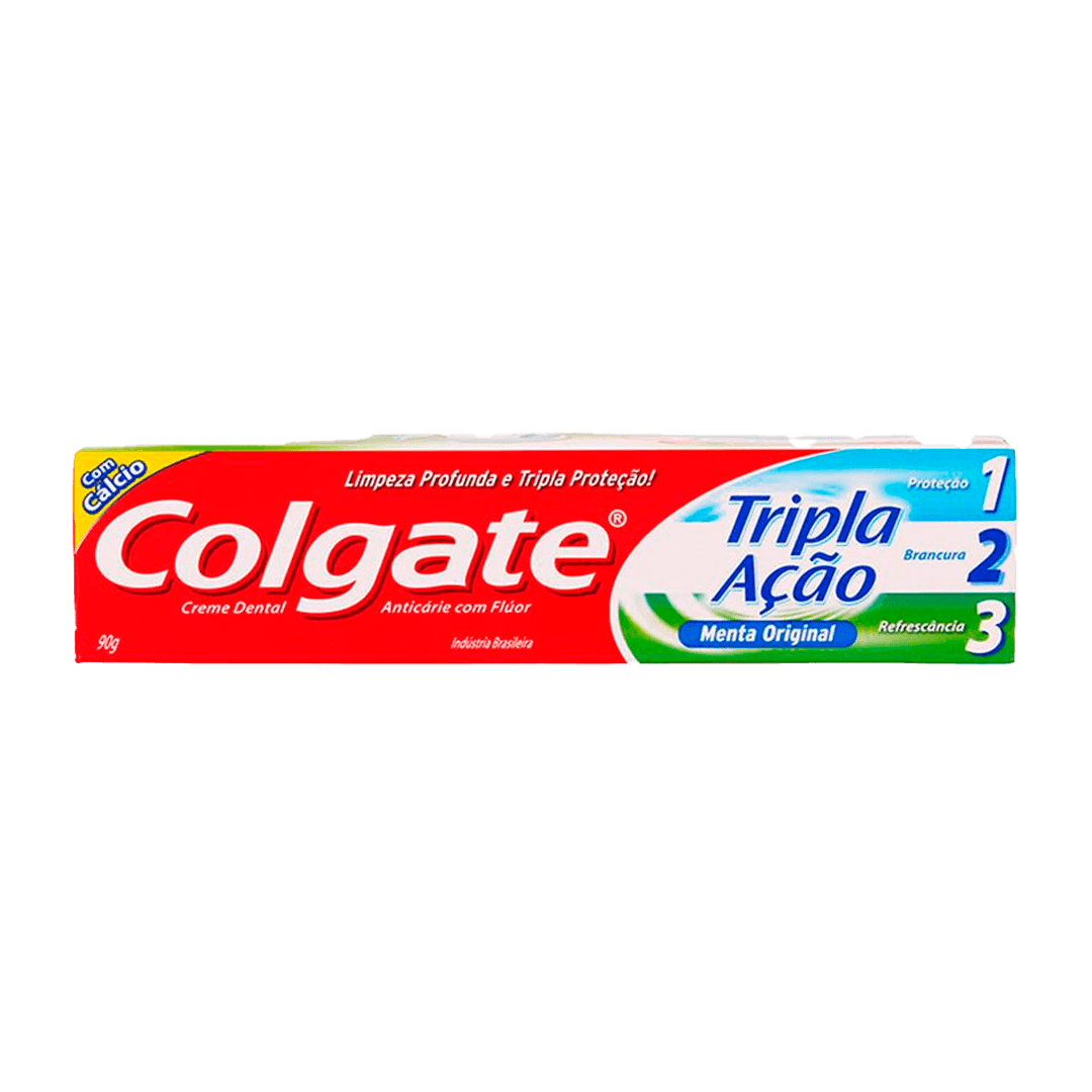CREME DENTAL COLGATE TRIPLA ACÃO 90GR