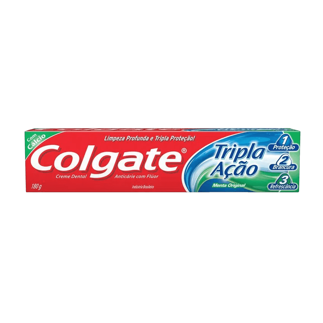 CREME DENTAL COLGATE TRIPLA ACAO 180GR