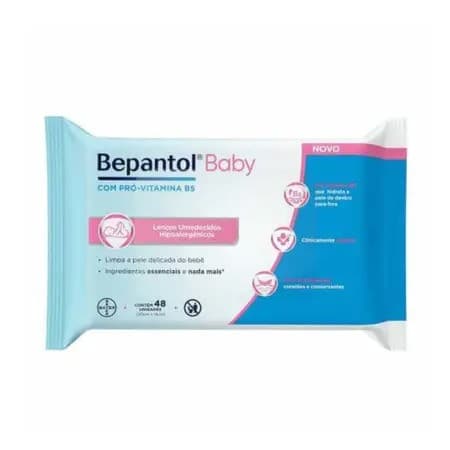 LENÇO UMEDECIDO BEPANTOL BABY 48UN