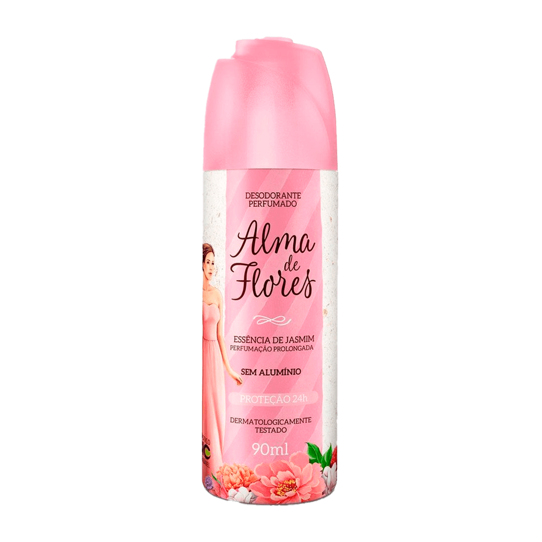 DESODORANTE ALMA DE FLORES SPRAY JASMIM 90ML