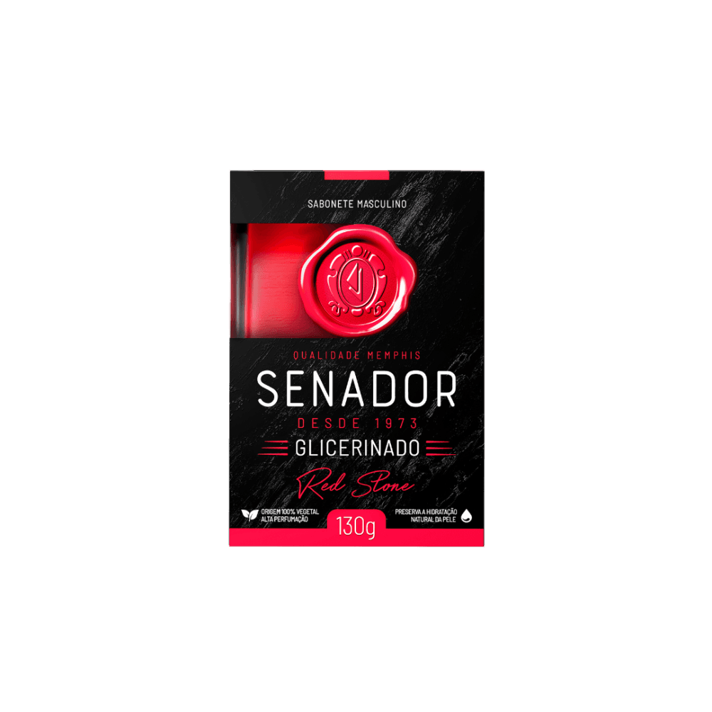 SABONETE SENADOR RED STONE 130GR