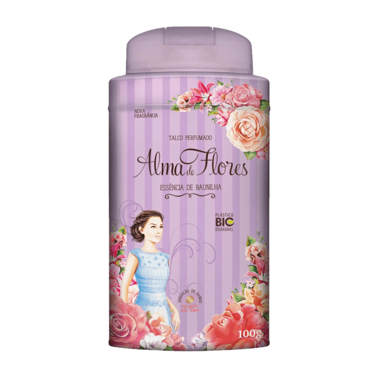 TALCO ALMA DE FLORES BAUNILHA 100GR