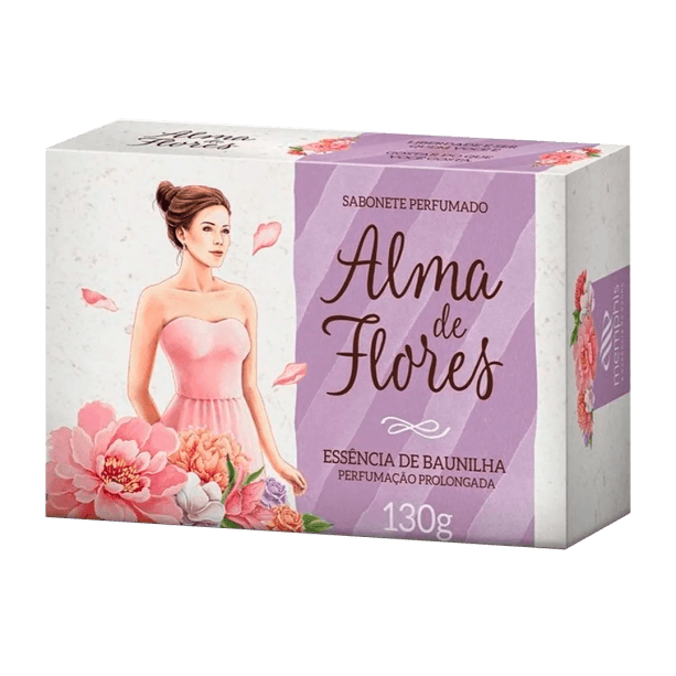 SABONETE ALMA DE FLORES BAUNILHA 130GR
