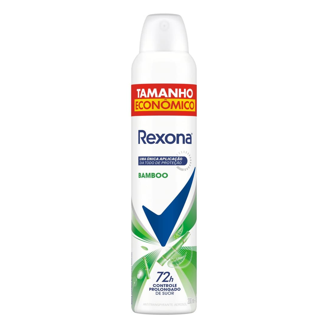 DESODORANTE REXONA AEROSSOL WOMEN BAMBOO 200ML