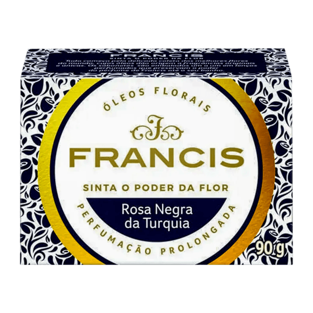 SABONETE FRANCIS CLÁSSICO PRETO 90GR