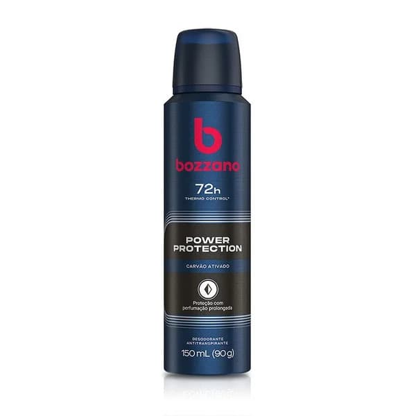 DESODORANTE BOZZANO AEROSSOL CARVÃO ATIVO 150ML 