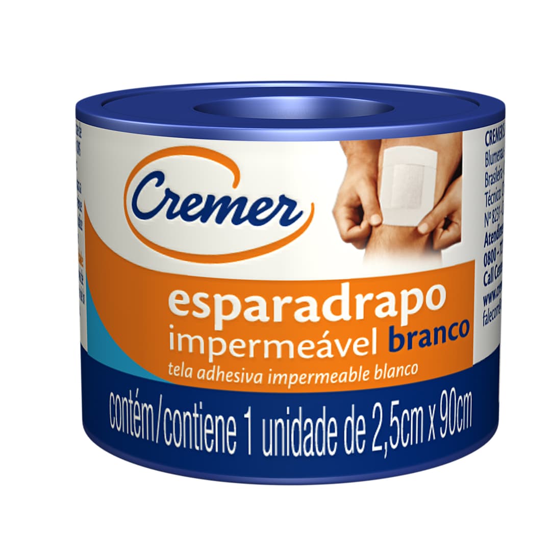 ESPARADRAPO CREMER 2,5CMX90CM IMPERMEAVEL