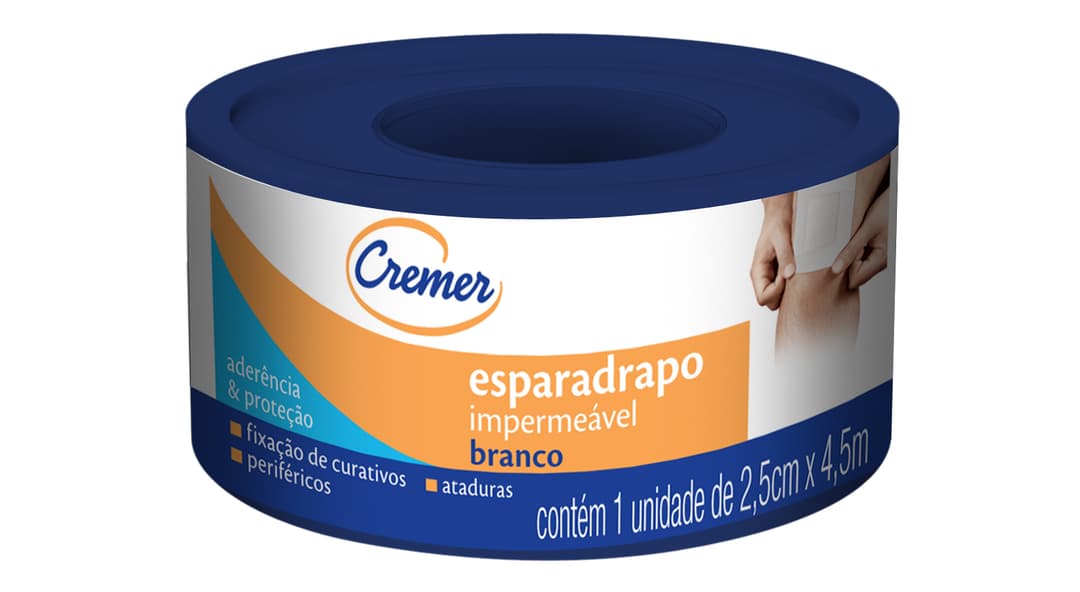 ESPARADRAPO CREMER 2,5CMX4,5M IMPERMEAVEL