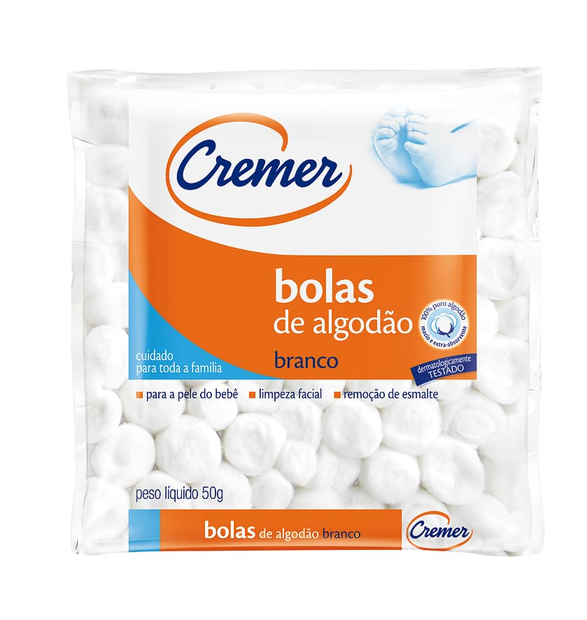 ALGODÃO CREMER BOLAS 50GR