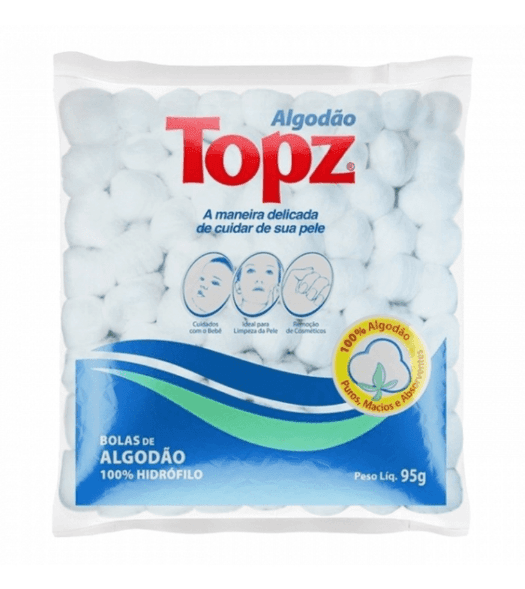 ALGODÃO TOPZ BOLAS 95GR