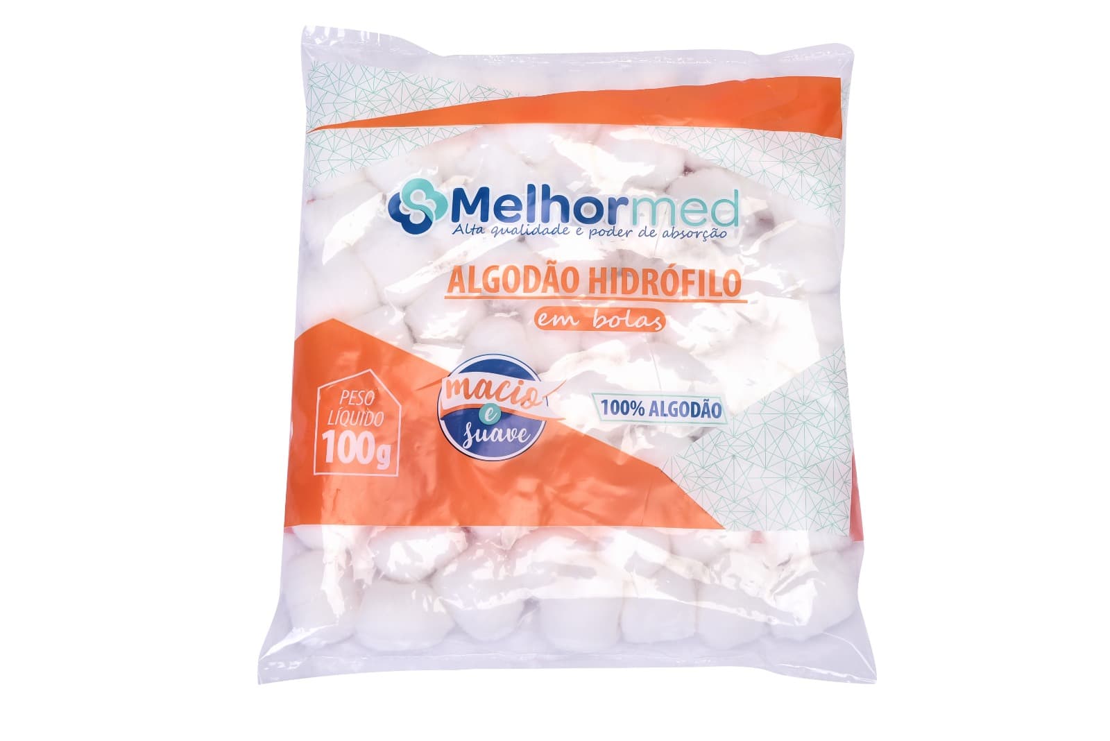 ALGODAO MELHORMED BOLAS 100G