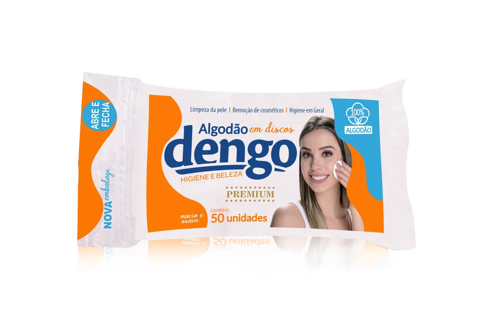 ALGODAO DENGO 50UN DISCO ZIPLOCK