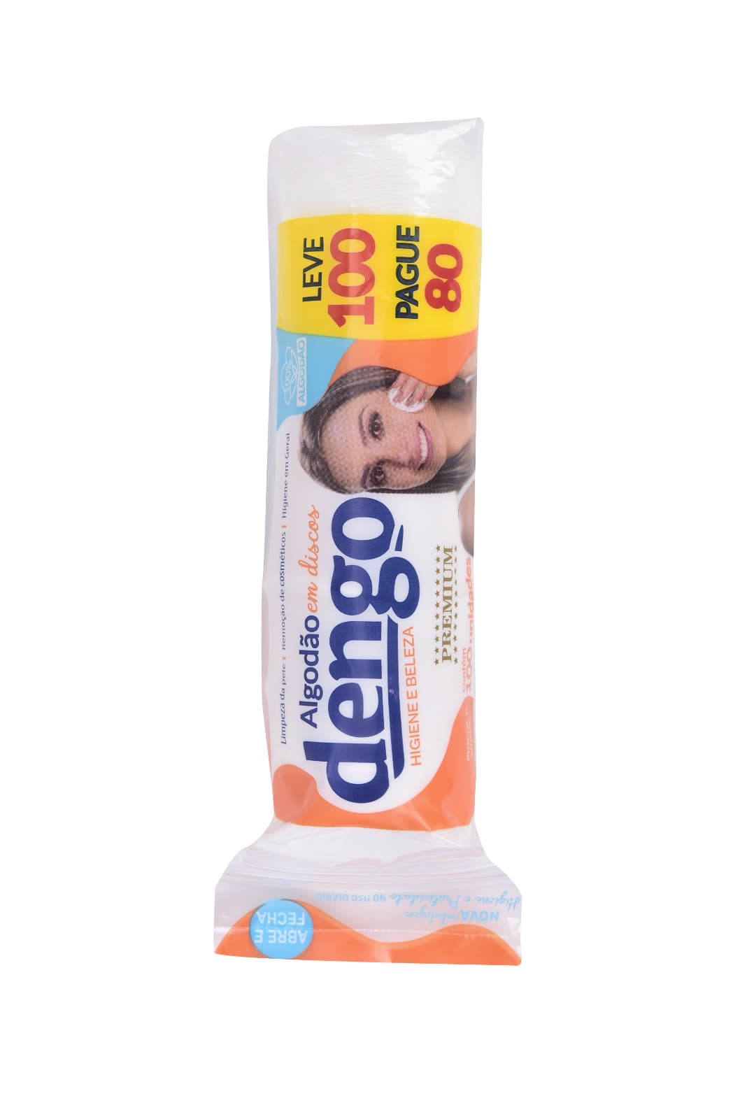 ALGODAO DENGO 100UN DISCO ZIPLOCK 