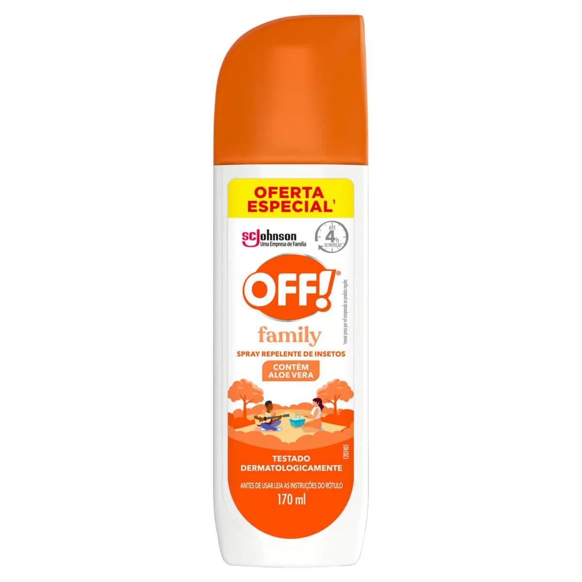 REPELENTE OFF FAMILY SPRAY 170ML