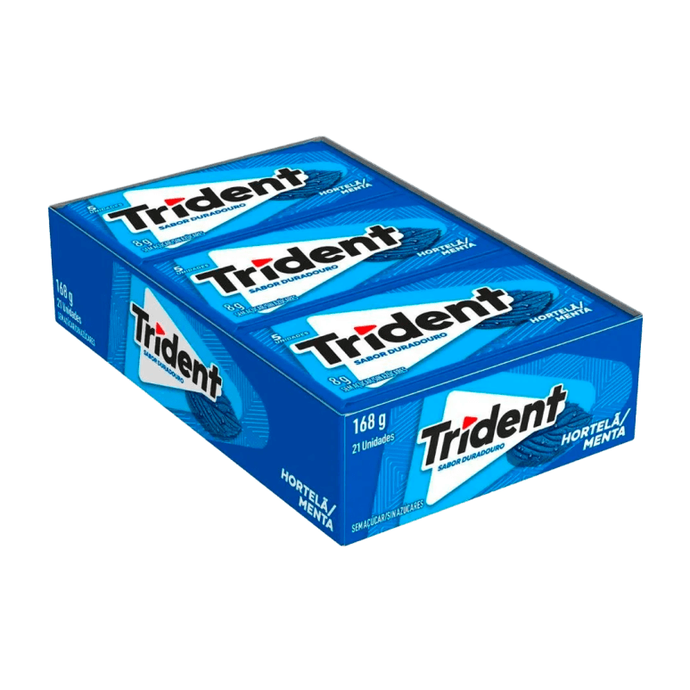 CHICLETE TRIDENT HORTELÃ 1X21UN