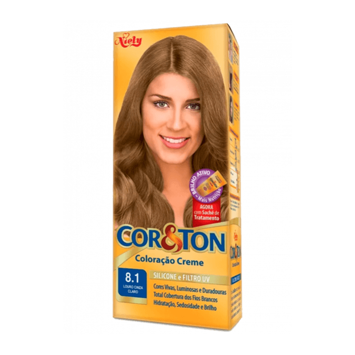 TINTURA COR&TON 08.10 LOURO CINZA CLARO