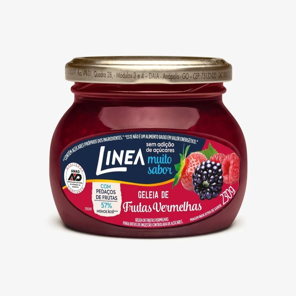 GELEIA LINEA FRUTAS VERMELHAS 230GR