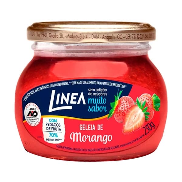 GELEIA LINEA MORANGO 230GR