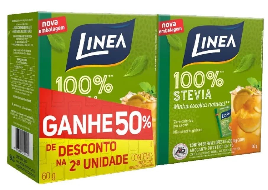 ADOCANTE LINEA STEVIA PO 2X50UN