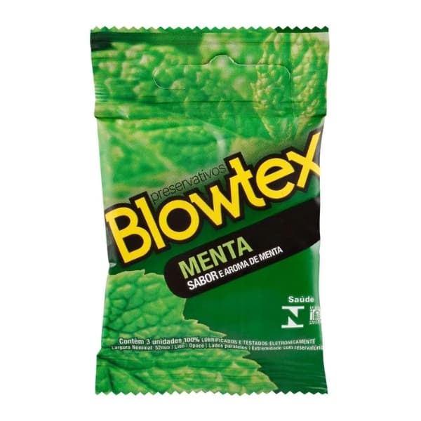 PRESERVATIVO BLOWTEX MENTA 3 UN