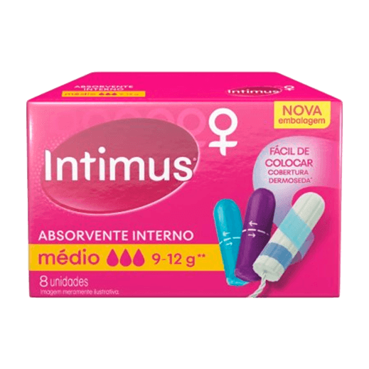 ABSORVENTE INTIMUS INTERNO 08UN MEDIO 